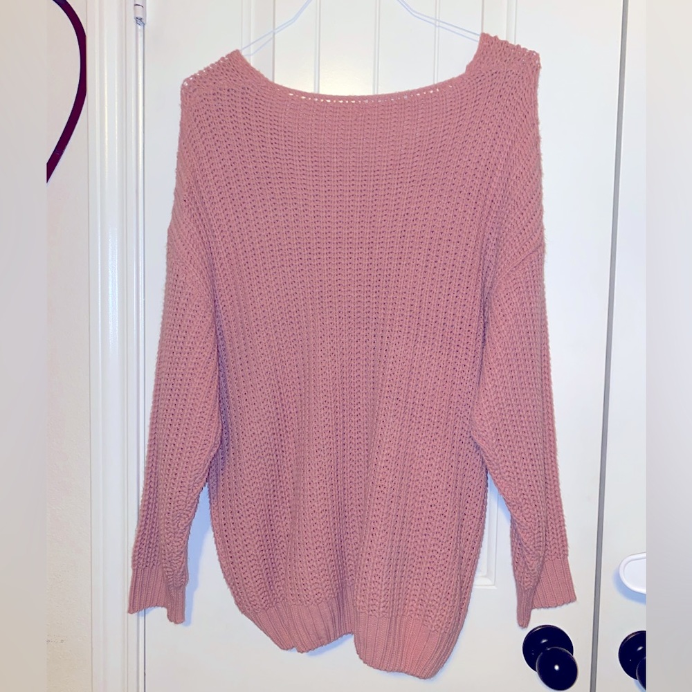 Off the shoulder knit sweater - Picture 2 of 2